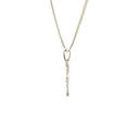 Small Sterling Silver Banana Leaf Pendant