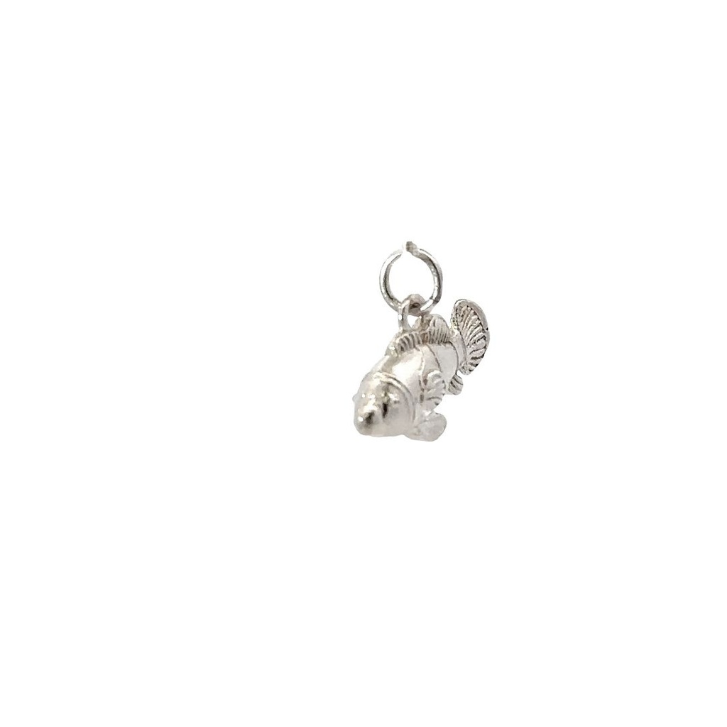Sterling Silver Clown Fish Pendant