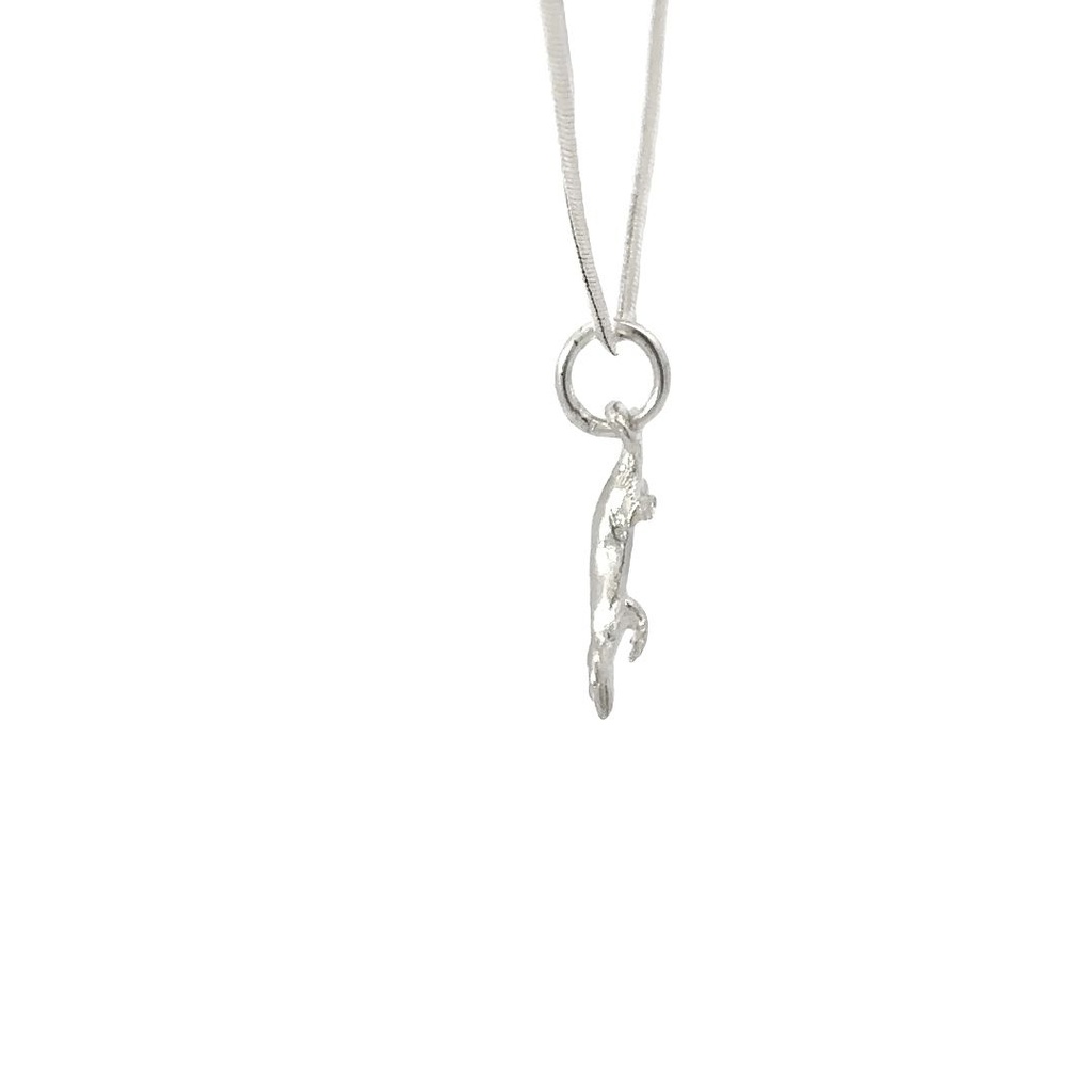 Sterling Silver Gecko Pendant