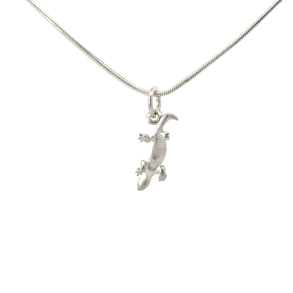 Sterling Silver Gecko Pendant