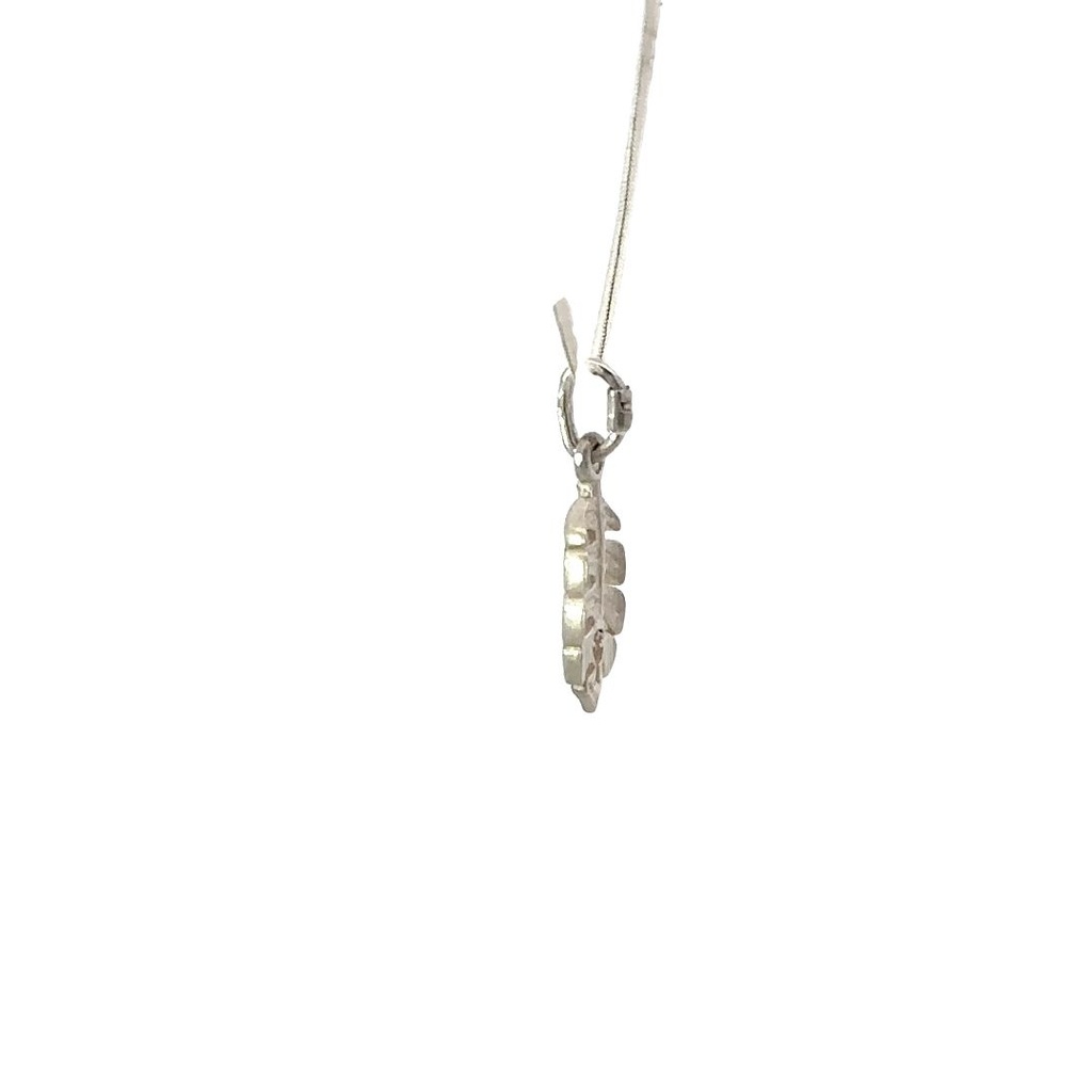 Small Silver Travellers Palm Pendant