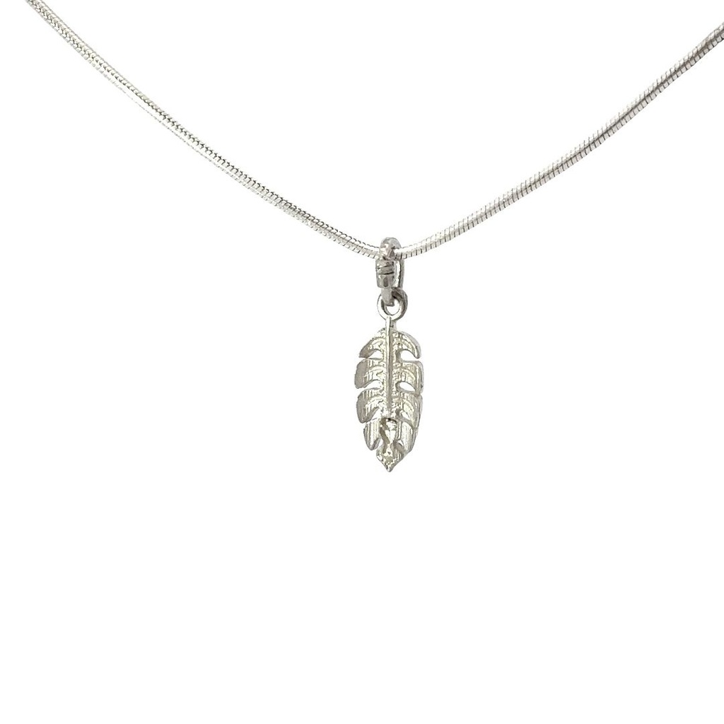 Small Silver Travellers Palm Pendant