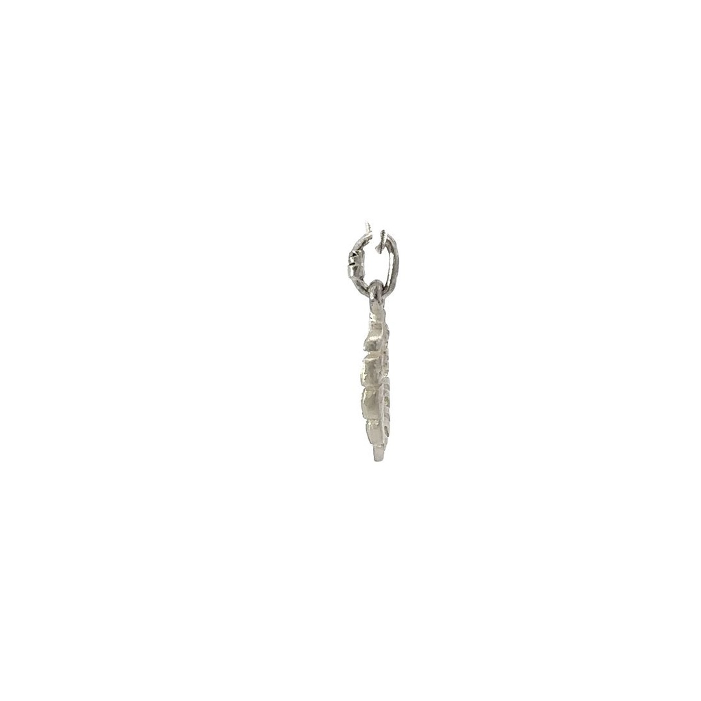Small Silver Travellers Palm Pendant