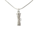 Sterling Silver Kudo Drum Pendant