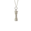 Sterling Silver Kudo Drum Pendant