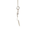 Sterling Silver Knots and Crosses Pendant