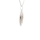 Large Silver Star Goroka Basket Pendant