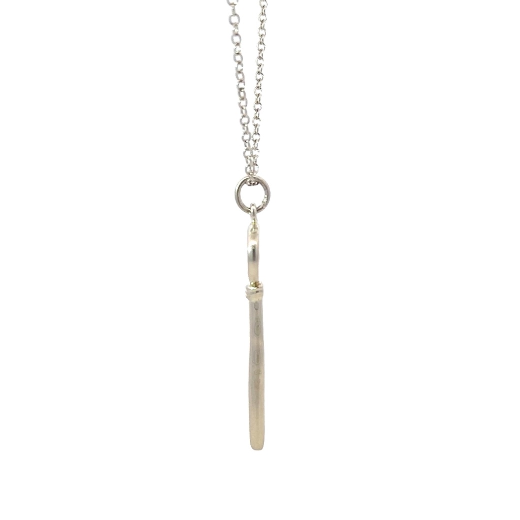 Sterling Silver Chain With Key Pendant