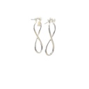 Sterling Silver Infinity Hoop Earrings