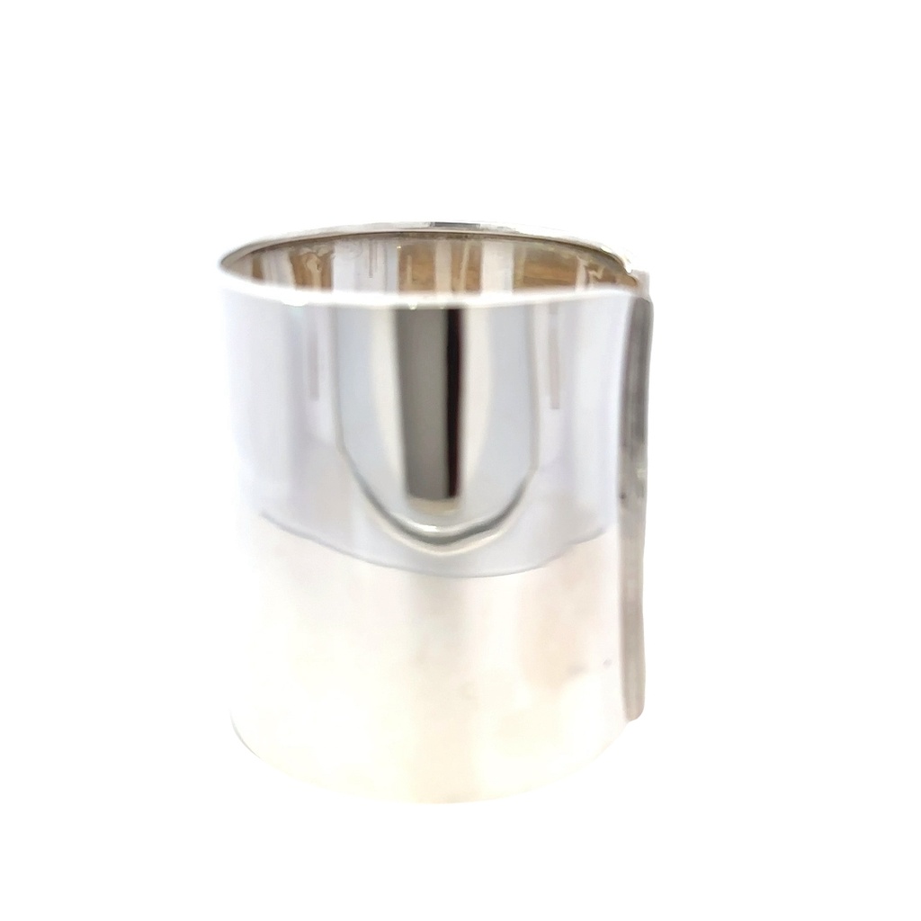 Sterling Silver Flat Plain Cuff