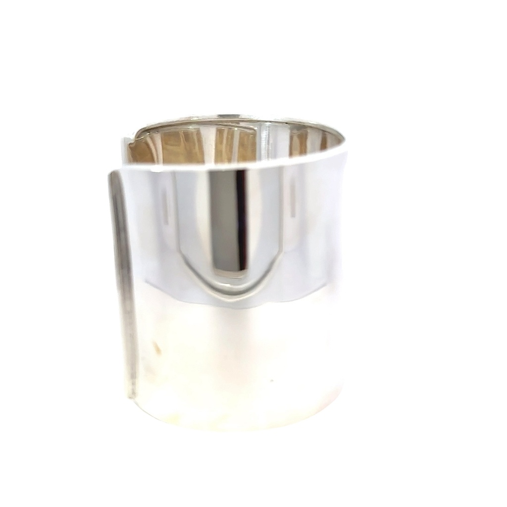 Sterling Silver Flat Plain Cuff