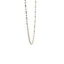 Sterling Silver Beaded Chain 50cm