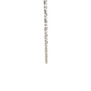 Sterling Silver Beaded Chain 50cm