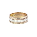 9 Carat Two Tone Wedding Ring
