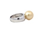 South Sea Pearl Ring In 18K White Gold