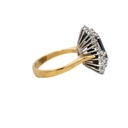 Sapphire & Diamond Ring In 18ct Yellow Gold