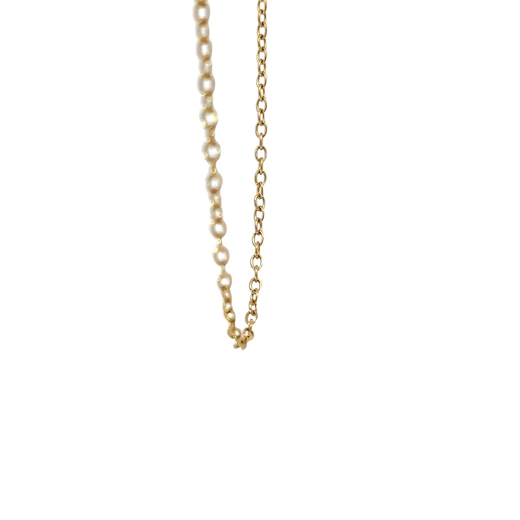 14K Gold Plated Stainless Steel Necklace 55cm