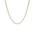 14K Gold Plated Stainless Steel Necklace 55cm