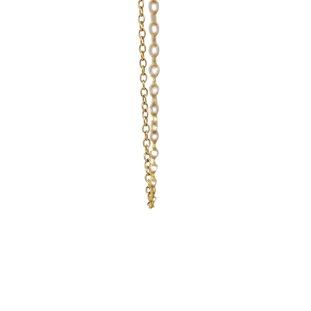 14K Gold Plated Stainless Steel Necklace 55cm