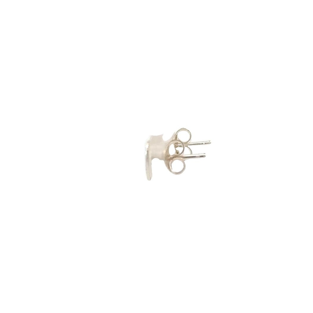 Children Sterling Silver Rainbow Enamel Heart Stud Earrings