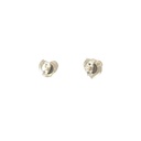 Children Sterling Silver Rainbow Enamel Heart Stud Earrings