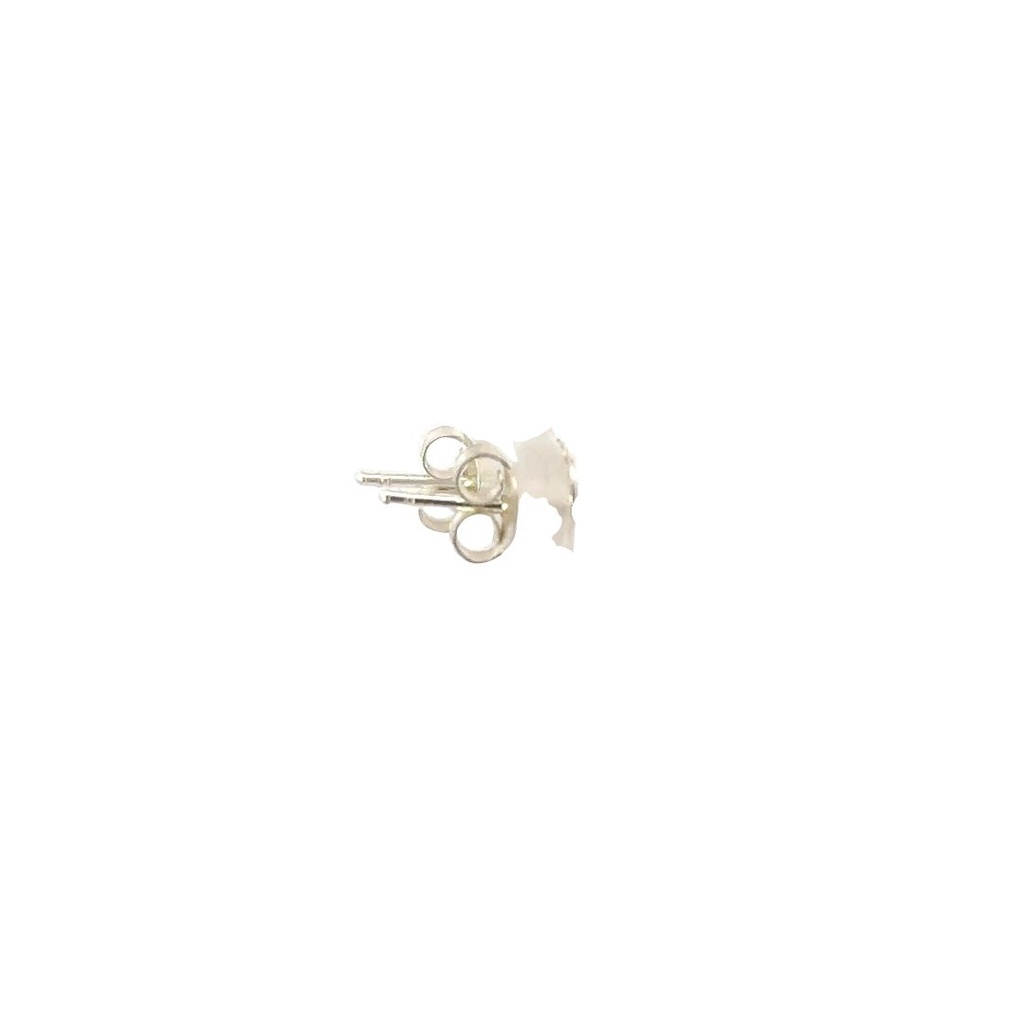 Children Sterling Silver Rainbow Enamel Heart Stud Earrings
