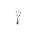 Sterling Silver Drop Hoops