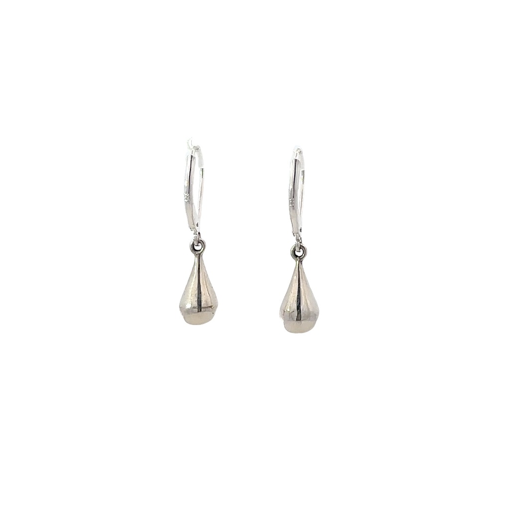 Sterling Silver Drop Hoops