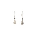 Sterling Silver Drop Hoops