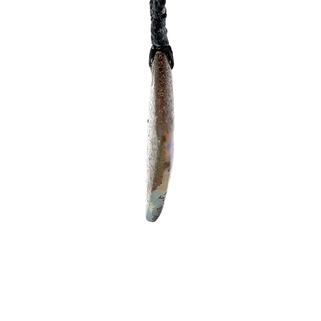 Australian Boulder Opal on Black Cord