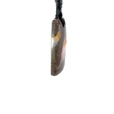 Natural Boulder Opal on Macramé Black Cord