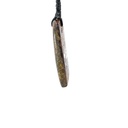 Natural Boulder Opal on Macramé Black Cord