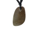 Natural Boulder Opal on Macramé Black Cord