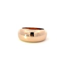 9ct Rose Gold 10mm Domed Ring