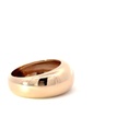 9ct Rose Gold 10mm Domed Ring
