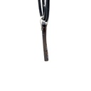 Boulder Opal Pendant W/ Silver on Leather