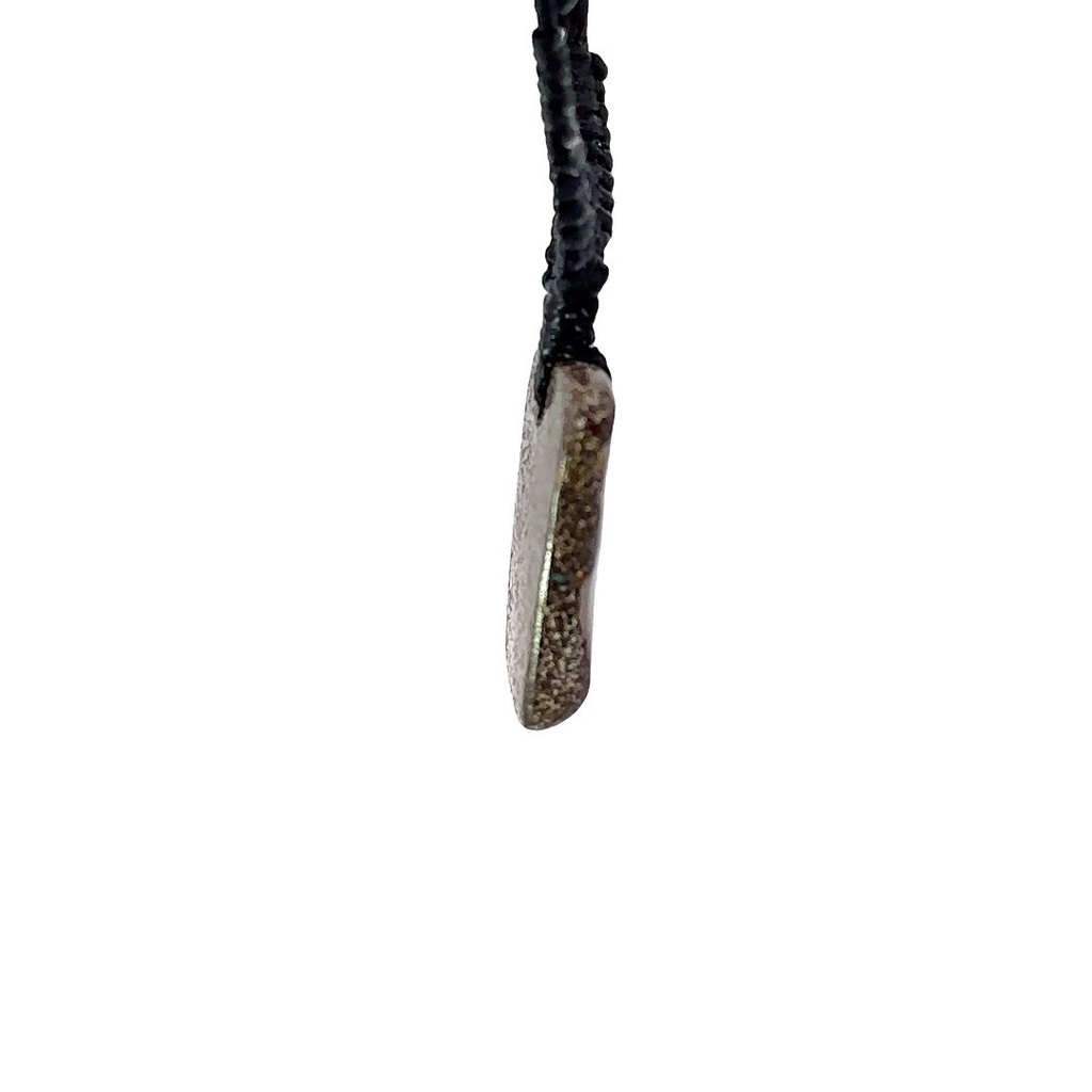 Natural boulder Opal Pendant on Black Cord