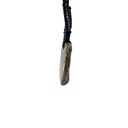 Natural boulder Opal Pendant on Black Cord