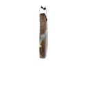 Large Boulder Opal Pendant W/ Silver on Leather
