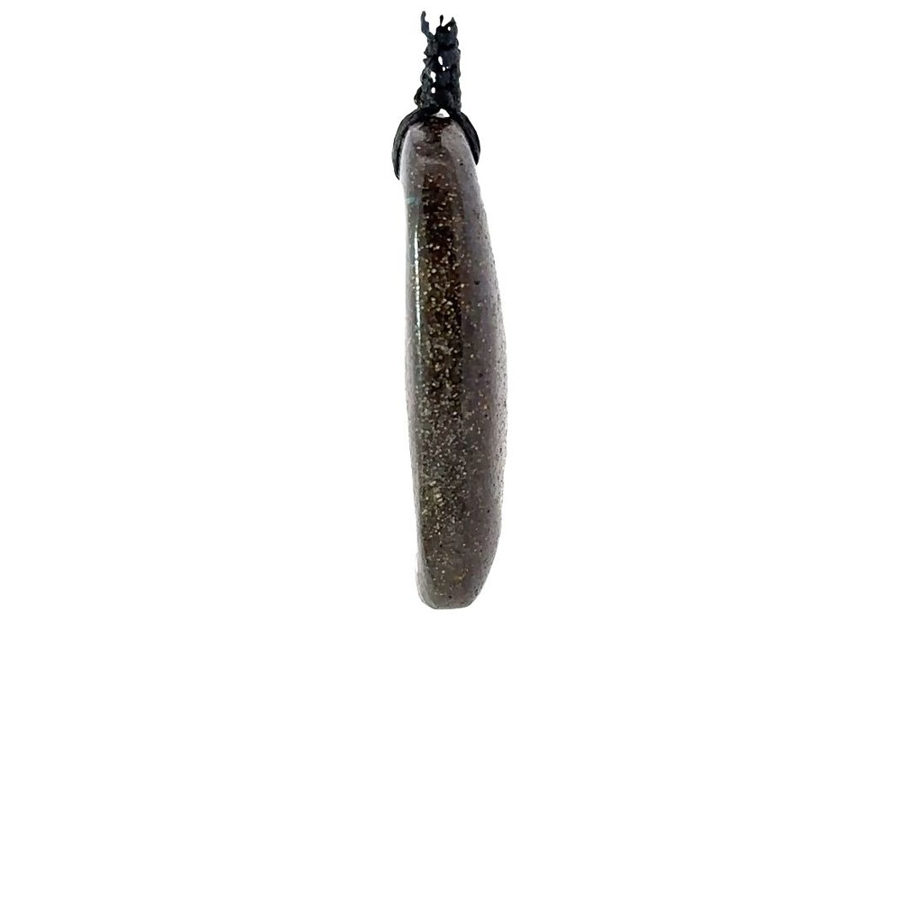 Natural Boulder Opal Pendant on Black Cord
