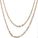 9ct Yellow Gold 58cm Figaro Link Chain