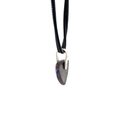 Sterling Silver Boulder Opal Pendant on Leather