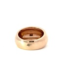 9ct Rose Gold 12mm Domed Ring