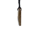 Natural Boulder Opal Pendant on Black Cord