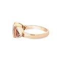 Morganite & Peridot Ring In 9ct Gold
