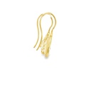 Gold Plated Champagne Teardrop Earrings
