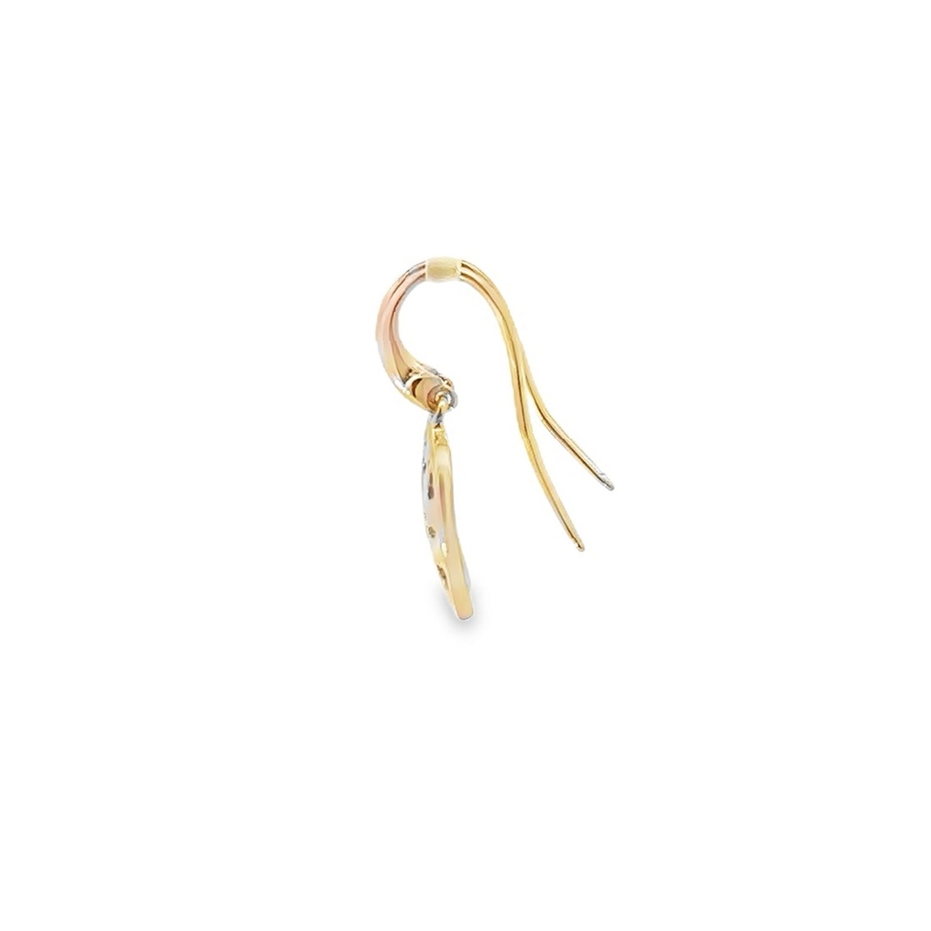 Gold Earrings | 9K Cut Out Design