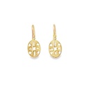 Gold Earrings | 9K Cut Out Design