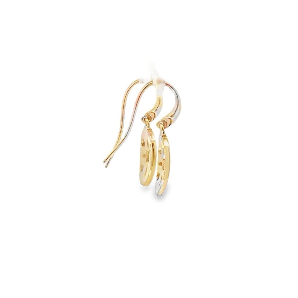 Gold Earrings | 9K Cut Out Design
