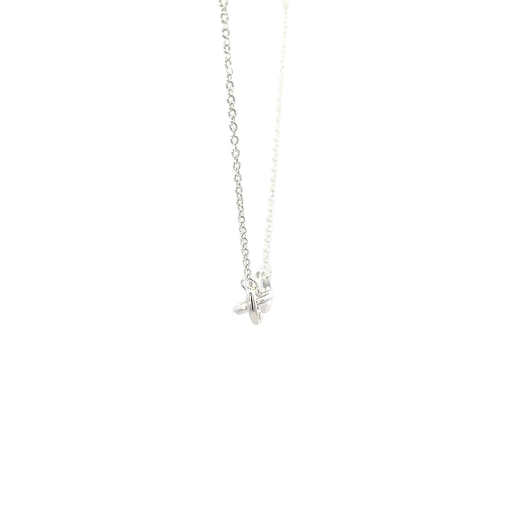 Petals Silver Necklace With Linked Circles "Mother & Sons"